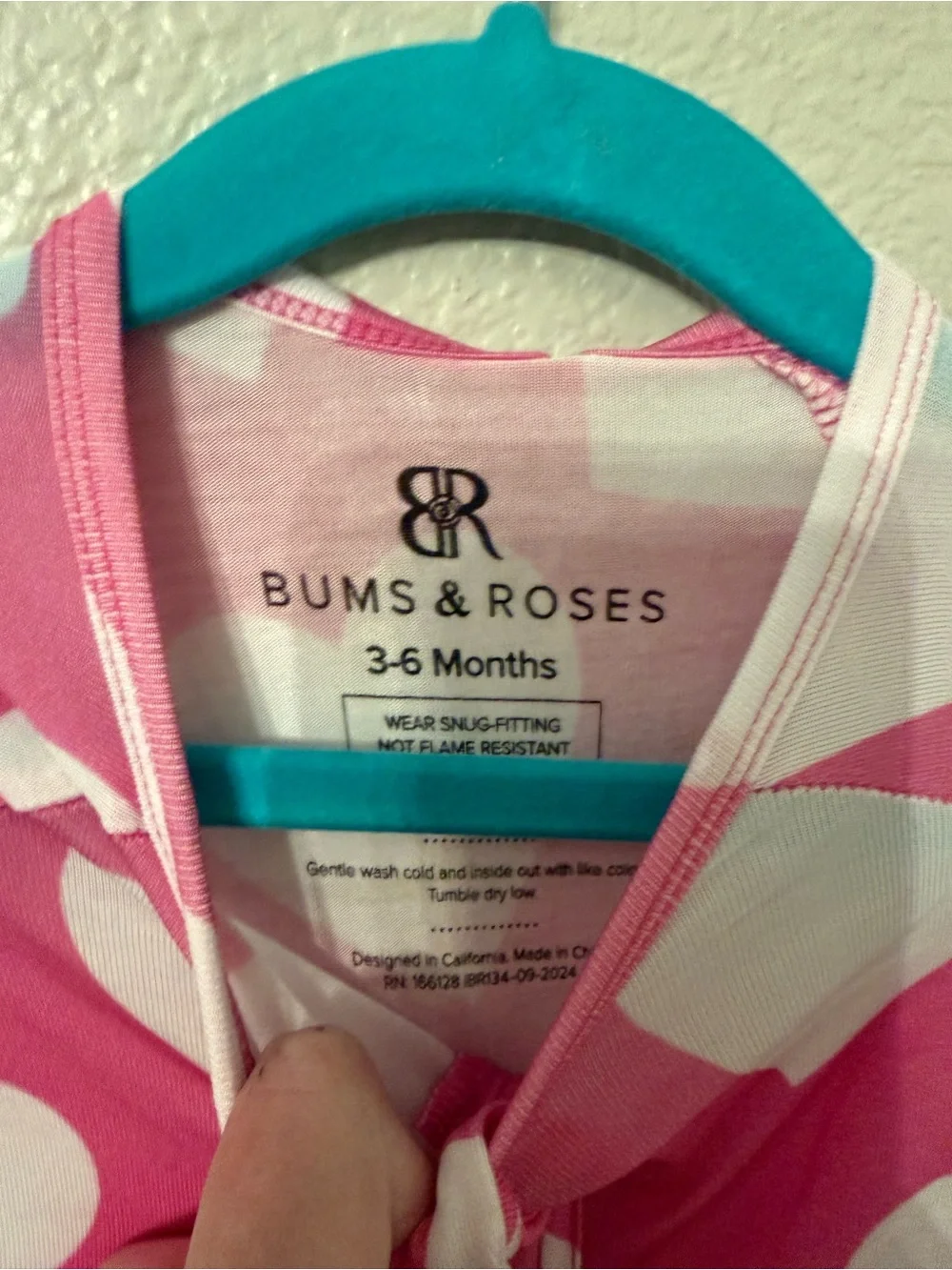 Ruffle Zip Pink Heart One-Piece Footie Pajamas for Kids